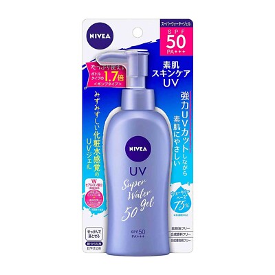 Nivea Sun Protect Super Water Gel Sunscreen Pump Bottle SPF50 PA+++ 140g