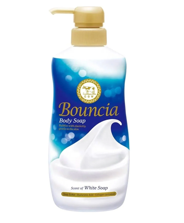 Jabón corporal hidratante espumoso Bouncia, 480 ml