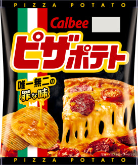 Calbee Pizza Potato — reference packaging; actual pack size to be confirmed