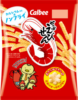 Calbee Kappa Ebisen Shrimp Crackers — reference packaging; actual pack size to be confirmed